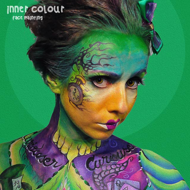 Alice in Wonderland Face Paint | Inner Colour Face Painting | Face Painting Melbourne