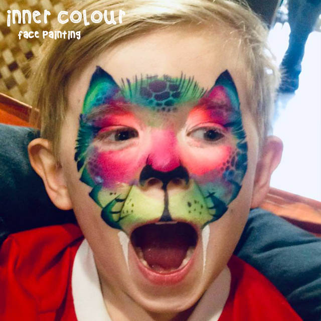 Tiger Face Paint | Inner Colour Face Painting | Face Painting Melbourne